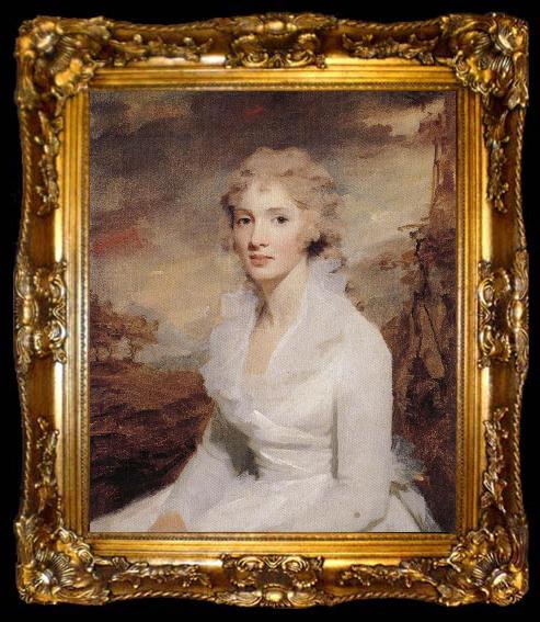 framed  RAEBURN, Sir Henry Portrait of Miss Eleanor Urquhart., ta009-2